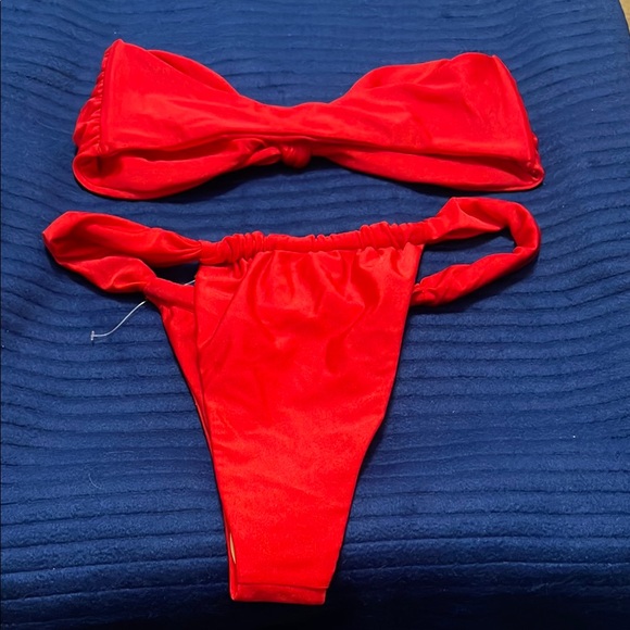 Lovers + Friends Bold Red Swimwear - Picture 3 of 4